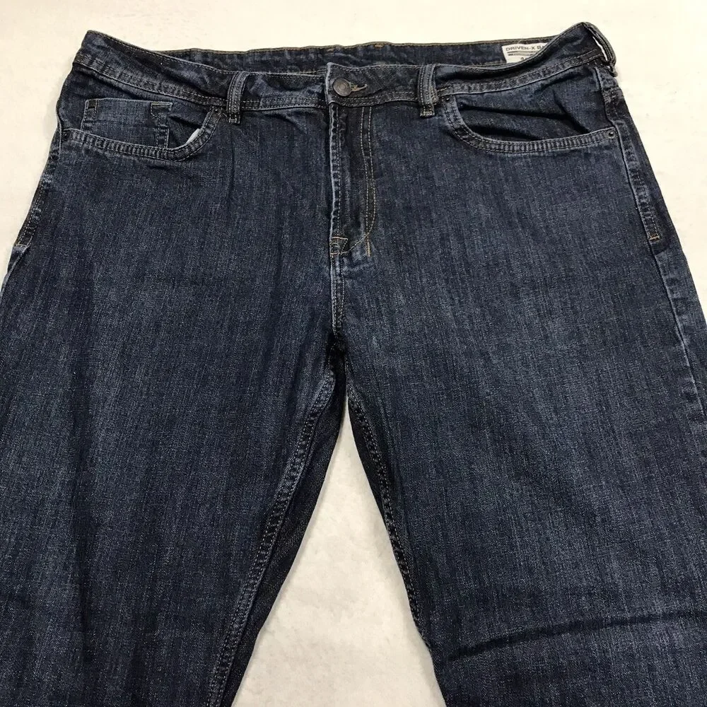 BUFFALO DAVID BITTON Driven-X Basic Jean Men 40x31 Straight Stretch Dark Wash